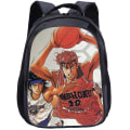 Miniatyrbilde 3 av 5: Slam Dunk Ryggsekk med Trykk for Tenåringsgutter Jenter Vesker Canvas Skolesekker for Studenter style 15