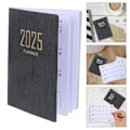 Miniatyrbillede 4 af 4: Mini Daglig Skema Notesblok 2025 Kontor Agenda Notesblok Delikat Journalførings Planlægnings Notesbog (A7)