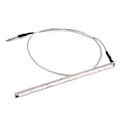 Miniatyrbilde 2 av 2: 4.6mm Bred Gitar Pickup Stick Passiv Piezo Pickup Sadel Transduser Pickup for Akustisk Gitar PKP23 (Sølv)