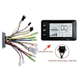 Miniatyrbillede 5 af 5: Ebike Til Jn 15a Firkantbølge Sm Med Lys Controller Gn01 Display Til 36v/48v 250w/350w Elektrisk M