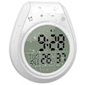 Miniatyrbild 1 av 5: Digital Duschklocka Vattentät, Badrumstimerklocka, Digital Köksväggklocka, LCD-display, 12/