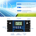Miniatyrbillede 2 af 3: Solar Charge Controller 12V 24V 50A MPPT Auto Solar Panel Controller Solar Regulator med LCD-skærm Egnet til Små Solcelleanlæg