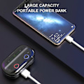 Miniatyrbillede 4 af 5: V10 LED Display Trådløs Bluetooth-kompatibel 5.0 In-Ear Høretelefon Touch Kontrol Headset