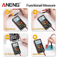 Miniatyrbild 5 av 5: M119 Bärbar Digital Multimeter 6000 Räkningar Multimetro Avometer Transistor Kondensator Testare