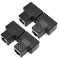 4 st Rj45 Ethernet Splitter Kontakt 1 till 2 Splitter Adapter För Samtidig Internetåtkomst