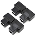 Miniatyrbilde 1 av 5: 4 stk. Rj45 Ethernet Splitter Kobling 1 til 2 Splitter Adapter for Samtidig Internettilgang