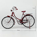 Miniatyrbilde 4 av 5: 1:10 Legering Klassisk Retro Sykkelmodell Ornament Red Man Style