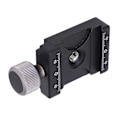 Miniatyrbillede 2 af 5: Universal Quick Release Clamp Aluminiumlegering 1/4 tommer 3/8 tommer Gevind Dobbelt Anti-Slip Riller Quick Release Plade QR Clamp til Kamerastativ