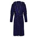 Pikkukuva 2 / 5: Miesten kylpytakit, hotellin, kodin ja kylpylän froteekylpytakki, fleecekylpytakki, pehmeä pitkä hupullinen kylpytakki Navy blue M