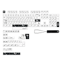 Miniatyrbilde 1 av 3: Outer Keycaps Cherry Keycap For 61/64/68/108 Gmmk Pro Mekanisk Gaming Key Cap,ko