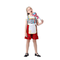 Pikkukuva 5 / 5: Nopea Toimitus Naisten Saksalainen Oktoberfest Baijerilainen Oluttyttö Puku Piika Festivaali Juhlat Red  White M