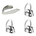 Miniatyrbillede 1 af 3: 4 STK Tommelfingerplekter Udhulet Justerbar Tommelfinger Indeks Ring Langfinger Plektrum