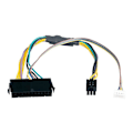Pikkukuva 4 / 5: Atx Pää 24pin Naaras - 6pin Uros 6pin Pci-e Psu Virtalähde Adapteri Kaapeli Liitin Elite 81:lle