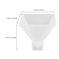 Miniatyrbillede 3 af 4: Silikone Pyramideform til Resin Pyramideform DIY Pyramideform Fleksibel Silikone Pyramideform