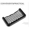 Miniatyrbillede 2 af 5: Bil Opbevaringspose Elastisk Fleksibelt Mesh Bag Bagagerum Opbevaringsorganisator Net SUV Auto Tilbehør