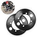 Pikkukuva 3 / 5: 2 kpl 25H 55T 54 mm hammaspyörä takana sopii 47cc 49cc minimoottoripyörään ATV Quad Bike musta