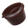 Miniatyrbild 4 av 5: 10-pack Återanvändbara Kaffe Kapslar Sked Borst Set för Dolce Gusto Bryggare Kaffe-färg