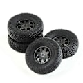 Miniatyrbillede 2 af 5: 4 stk. Gummi Dæk Hjul til Mini-z Mini Z Rc Crawler Bil Reservedele S Tilbehør