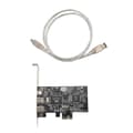 PCI X1 PCI-e 1394a IEEE1394 3 Portar För Stationär Dator