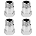 Miniatyrbillede 1 af 4: 4x O2 iltsensor Restriktorbeslag med Justerbare Gasstrømsindsatser Cel Fix Bung M18 X 1.5 Oxyg