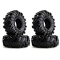 Pikkukuva 1 / 5: 4kpl 140mm 2.2 Kumirenkaat Pyöränrenkaat 1/10 Rc Crawler -auto Axial Wraith Scx10 Capra Traxxas Tr