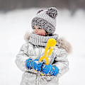 Miniatyrbild 2 av 5: Skidhandskar för barn, snowboardhandskar, vattentäta och vindtäta vintervantar för 3-13 år, flickor och pojkar, skidåkning, snowboardåkning, ridning, löpning