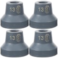 Miniatyrbillede 2 af 3: 4 stk. vandrestavspidser, skridsikre stokfodbeskyttere, non-stick krykkepuder, udskiftning af vandrestavspidser