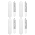 Miniatyrbild 2 av 2: 4 Set Nagelfilar Nano Glas Sandpapper Nagelfilar Manikyr Poleringsfilar