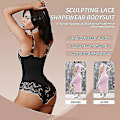 Miniatyrbillede 4 af 5: Tflycq Spids Bodystocking til Kvinder Tummy Control Shapewear V-hals Rygløs Camisole Ærmeløs Slankere Toppe Black 2XL