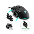 Miniatyrbilde 4 av 5: Usb Kablet Rgb Spill 24000 16 Knapp Programmering Spill Optisk For Datamaskin Pc Laptop