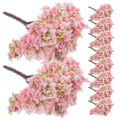 Miniatyrbilde 2 av 2: 10 stk. Kunstige Kirsebærtre Mini Livaktige Kirsebærtre Mini Blomstertre for Potte Mikrolandskap