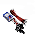 Pikkukuva 1 / 5: 12 LED-valon ohjaus- ja jarrujärjestelmän valaistussarja TAMIYA 1/8 1/10 RC-kuorma-autoon