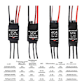 Miniatyrbillede 2 af 5: Flycolor ESC Fastvinget RC Flymodel Børsteløs Model ESC 20a30a40a50a 2-4s Til RC FPV Flyvemaskine