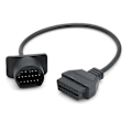 Miniatyrbillede 1 af 2: Kabel Obdii Obd2 Diagnostikkabel 17 Pin Til 16 Pin Adapter Konnektor Til Mazda