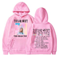 Pikkukuva 1 / 2: Taylor Swift -fanipusero miesten ja naisten hupparit pink M