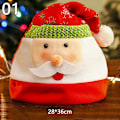 Miniatyrbilde 2 av 5: Nye Julehatter Voksne Barn Barn Kostyme Julenissen Snømann Rein Festivalhatt Ornament For Navidad Nyttårsgaver 01 28*36cm