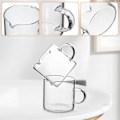 Miniatyrbillede 3 af 4: 2 stk. Espressokopper Glas Tekop Glas Kaffekrus Klar Lille Glaskande Glas Espresso Krus Sirupkander