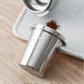 Miniatyrbillede 3 af 3: 51mm 54mm Espressomaskine Håndtag Pulvermodtager Rustfrit Stål Kaffepulverføder (2 stk)