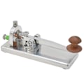 Miniatyrbillede 3 af 5: CNC Rustfrit Stål Telegrafnøgle Morse Nøgle CW Nøgle Ham Radio Nøgle Manuel CW Keyer Til Morse Kode