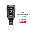 Miniatyrbillede 4 af 5: Keydiy B09-3+1 Fjernbetjening Bilnøgle Universal 4 Knapper Til Kd900/-x2 Mini/ Urg200 Programmer