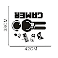 Miniatyrbild 2 av 5: 2x Gamer-dekaler för pojkars rum Kreativa spelväggsdekaler för barnkammare Pojkars sovrum Lekrum Vägg D