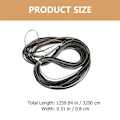 Miniatyrbillede 3 af 5: 1 rulle plastikflet imitation rattan stole DIY materiale møbeltilbehør