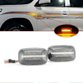 Miniatyrbilde 2 av 5: Dynamiske LED sideblinklys med flytende blinklys for Land Cruiser 70 80 100 SeriesP20211224866