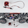 Pikkukuva 4 / 5: Rc-auton moottorin jäähdyttimen suojus tuuletin moottorin jäähdytyslevy lämpötilan säätö 1/10 Rc Crawler Traxille