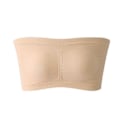 Miniatyrbillede 1 af 5: Dame Plus Size Tube Top BH Stropløs Bandeau Passer De Fleste Stræk (s-6xl) 100% Ny 57% Nedsat Pris khaki 5XL