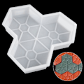 Miniatyrbilde 3 av 5: JIKAIX Mursteinsform Slitesterk DIY Lønnebladform Lett å rengjøre Non-stick Betongform for Gårdsplass