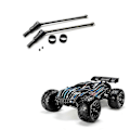 Pikkukuva 4 / 5: 2kpl Metallinen Vetoakseli Cvd Ea1061 Jlb 11 21 J3 Speed 1/10 Rc Autoon S