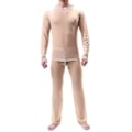Miniatyrbild 1 av 4: Herr Mesh Genomskinlig Pyjamas Set Sexig Topp + Byxor Underkläder Erotiska Nattkläder Skin Colour M