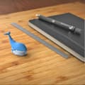 Miniatyrbilde 3 av 5: Søt Hval Design Silikon Te Infuser Blad Sil Filter Diffuser Drikkeverktøy