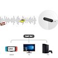 Miniatyrbilde 3 av 5: Bluetooth-sender for Switch Bluetooth 5.0 trådløs lydadaptertilbehør for Switch Lite P